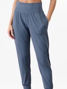 ❤️‍🔥BOGO FREE Athleta Elation Dusty Blue Pleated High-Rise Ankle Length Pant